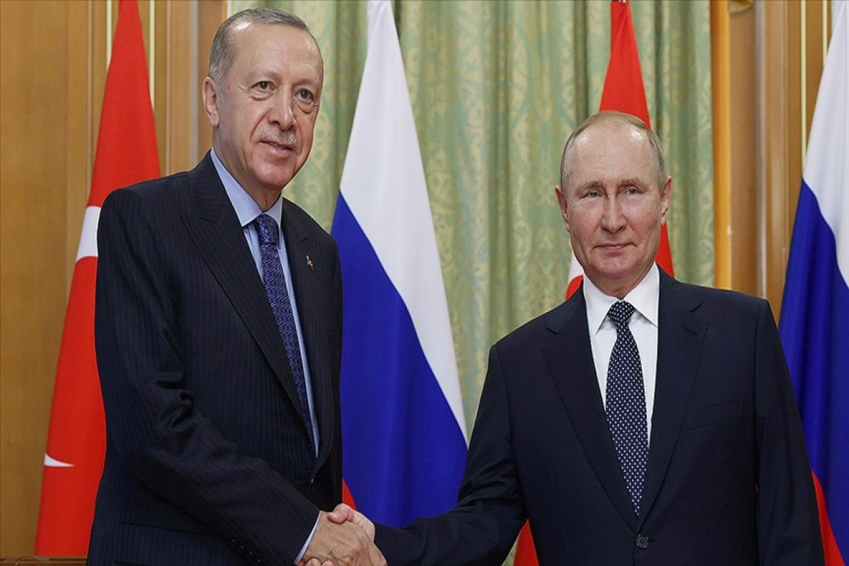 Recep Tayyip Erdogan, Turkish President and Vladimir Putin, Russian President