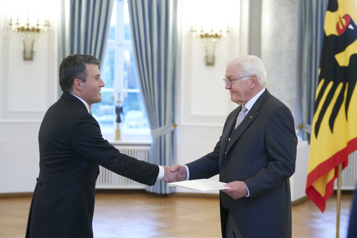 Azerbaijani ambassador presents his credentials to German President-PHOTO 