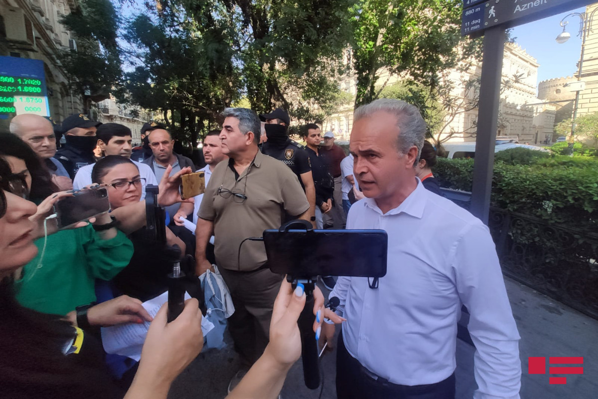 Rally held in front of Iranian embassy in Azerbaijan-PHOTO 