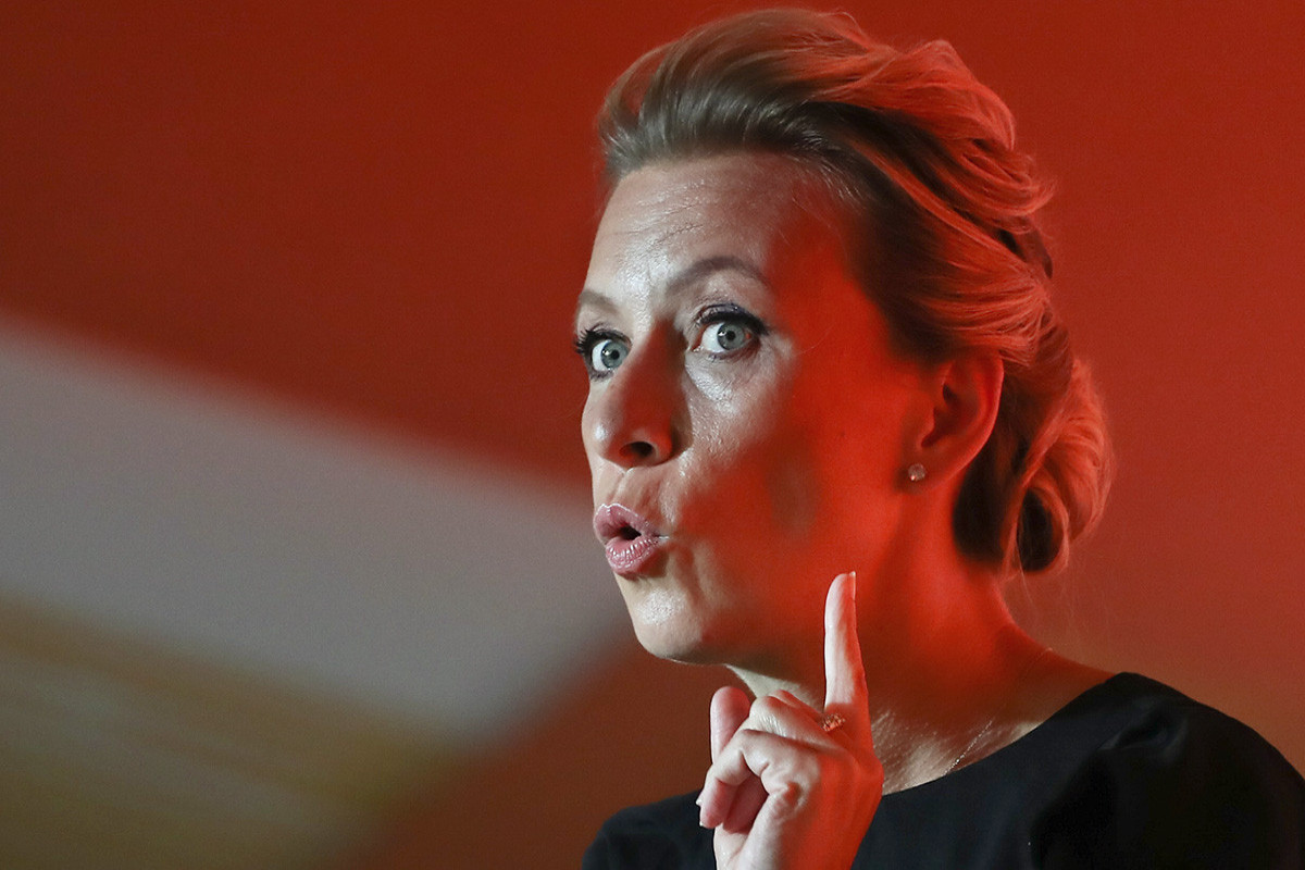 Maria Zakharova, Russian Foreign Ministry spokeswoman
