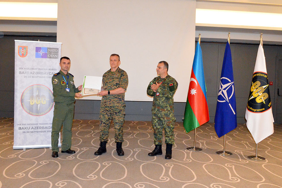 OCC E&F Database Training Course held in Baku ended