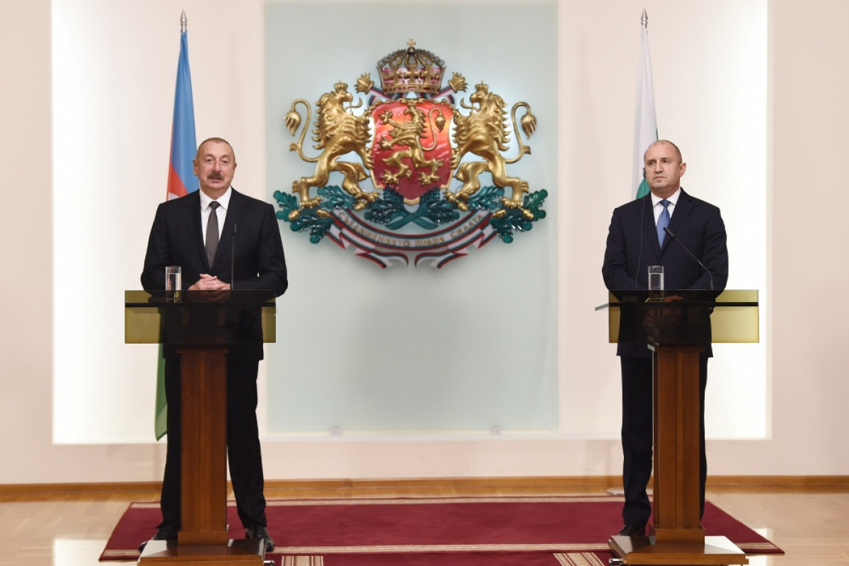 Ilham Aliyev and Rumen Radev