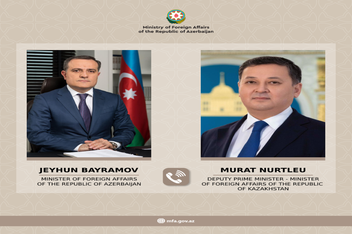 Azerbaijani FM congratulates his Kazakh counterpart