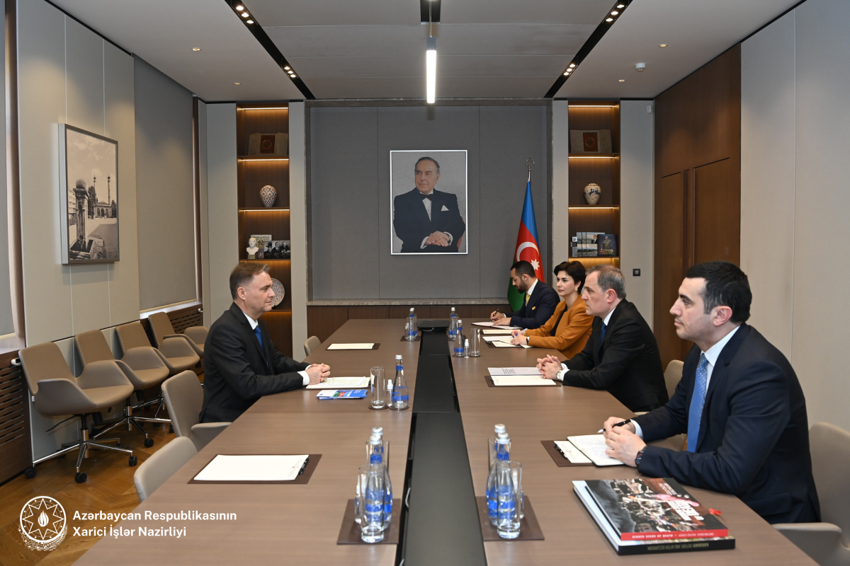 Azerbaijani FM met with Head of the Council of Europe Office in Baku