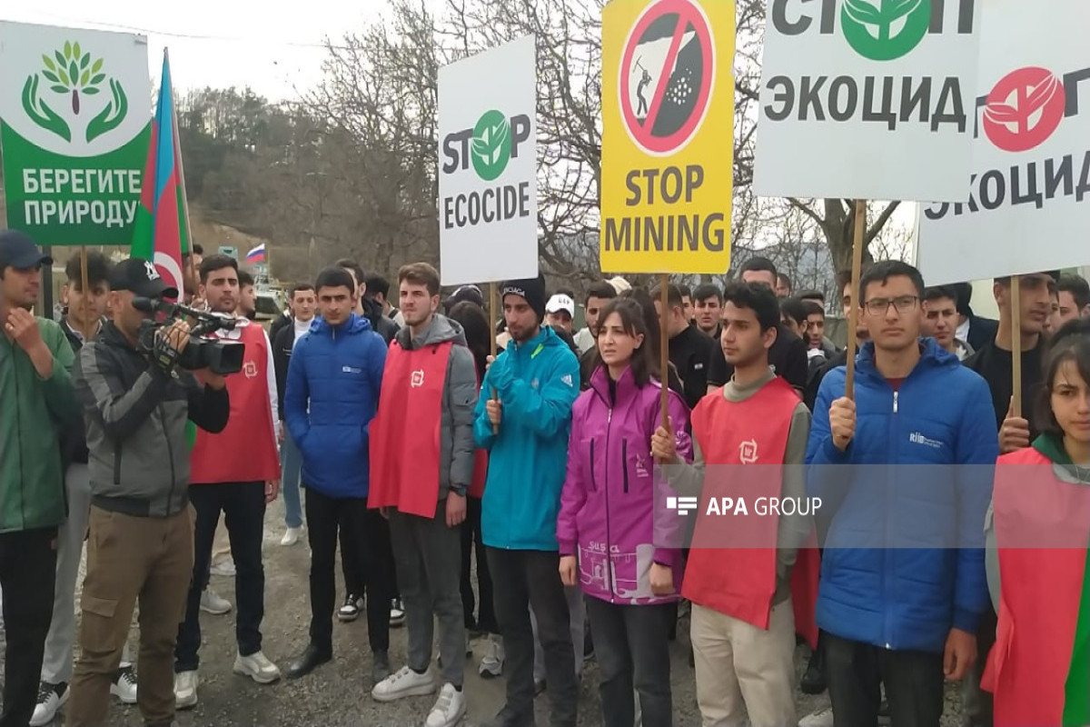 Participants of protests on Lachin- Khankandi road appeal world community-PHOTO 