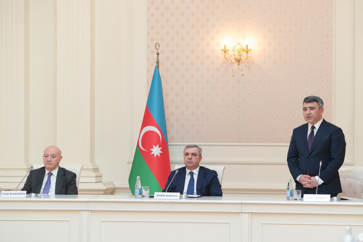 Head of Presidential Administration of Azerbaijan introduces new Chairman of Supreme Court to staff