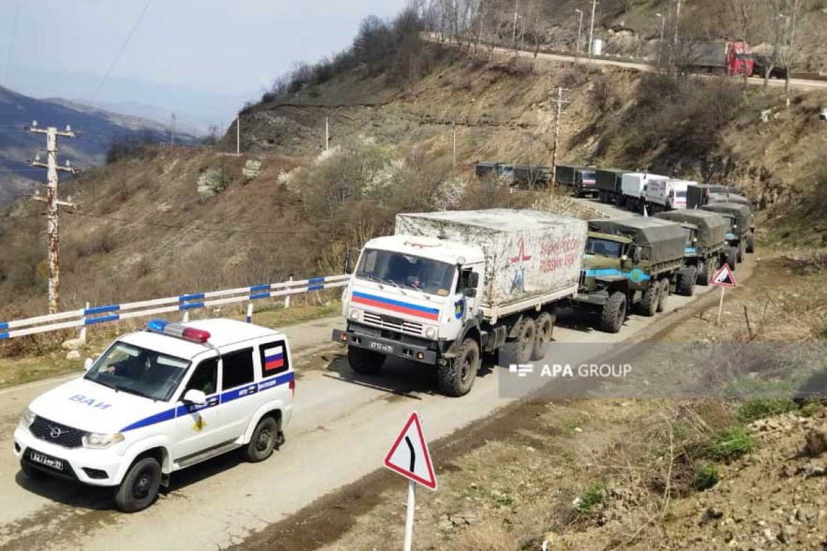 Another convoy of RPC vehicles unimpededly passed through Azerbaijan's Lachin-Khankandi road-PHOTO -UPDATED-2 