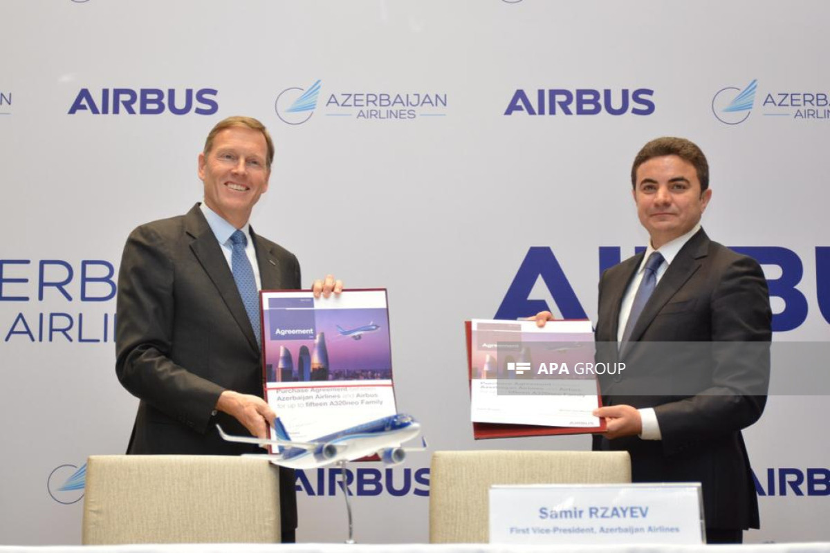 Azerbaijan Airlines orders 12 A320neo Family aircraft