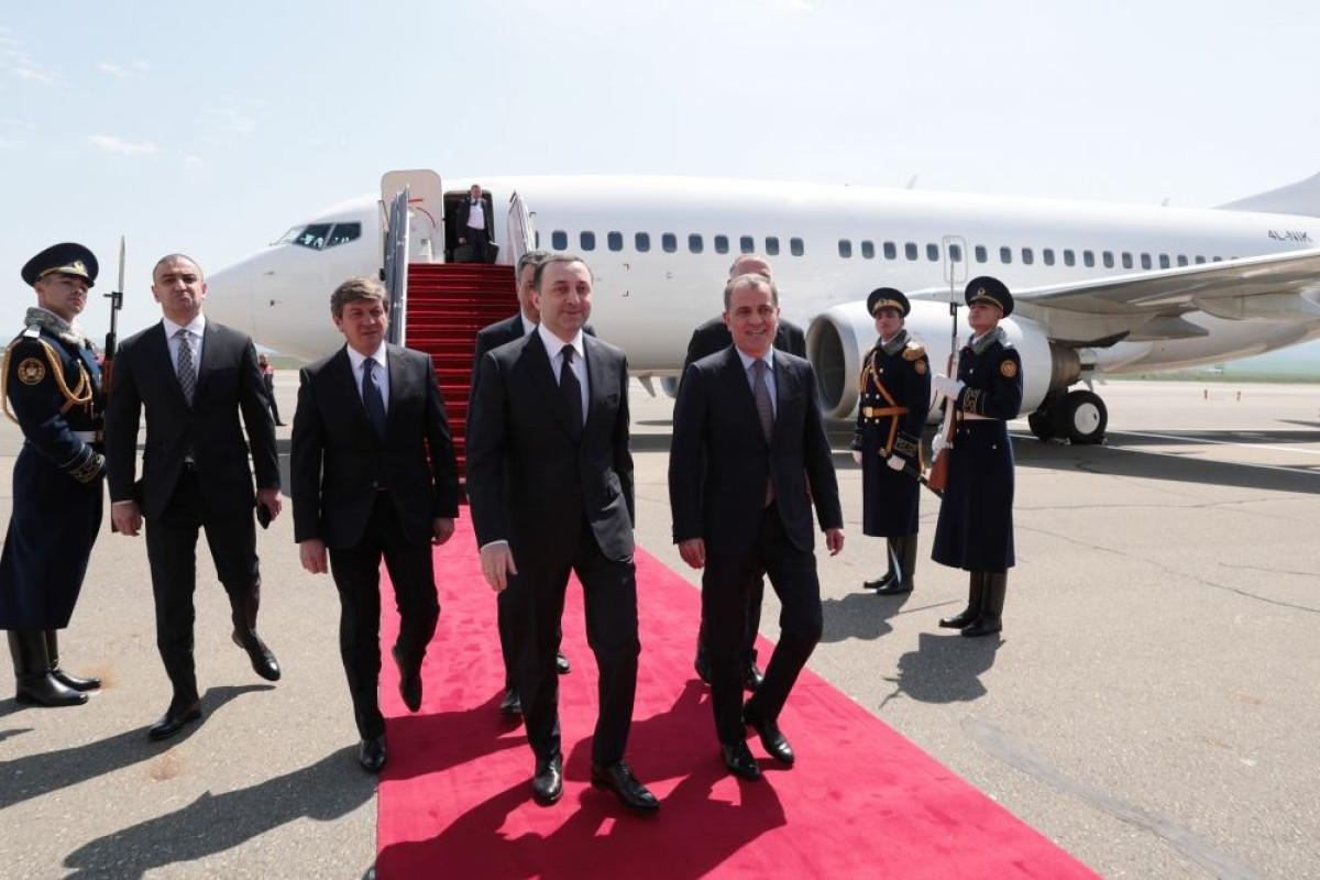 Irakli Garibashvili,  the Prime Minister of Georgia, arrived in the Republic of Azerbaijan on a working visit on April 7
