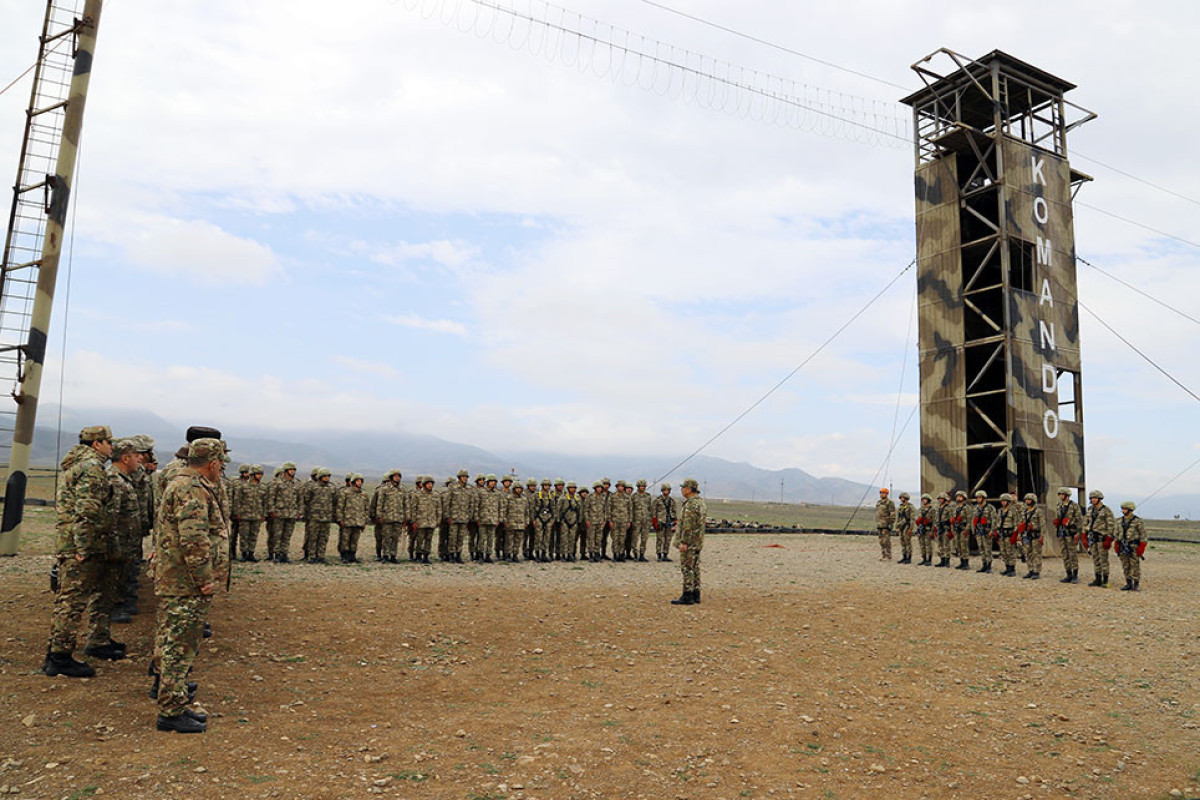 Leadership of Azerbaijan's Defense Ministry visited the Commando Mountain Training Center-VIDEO 