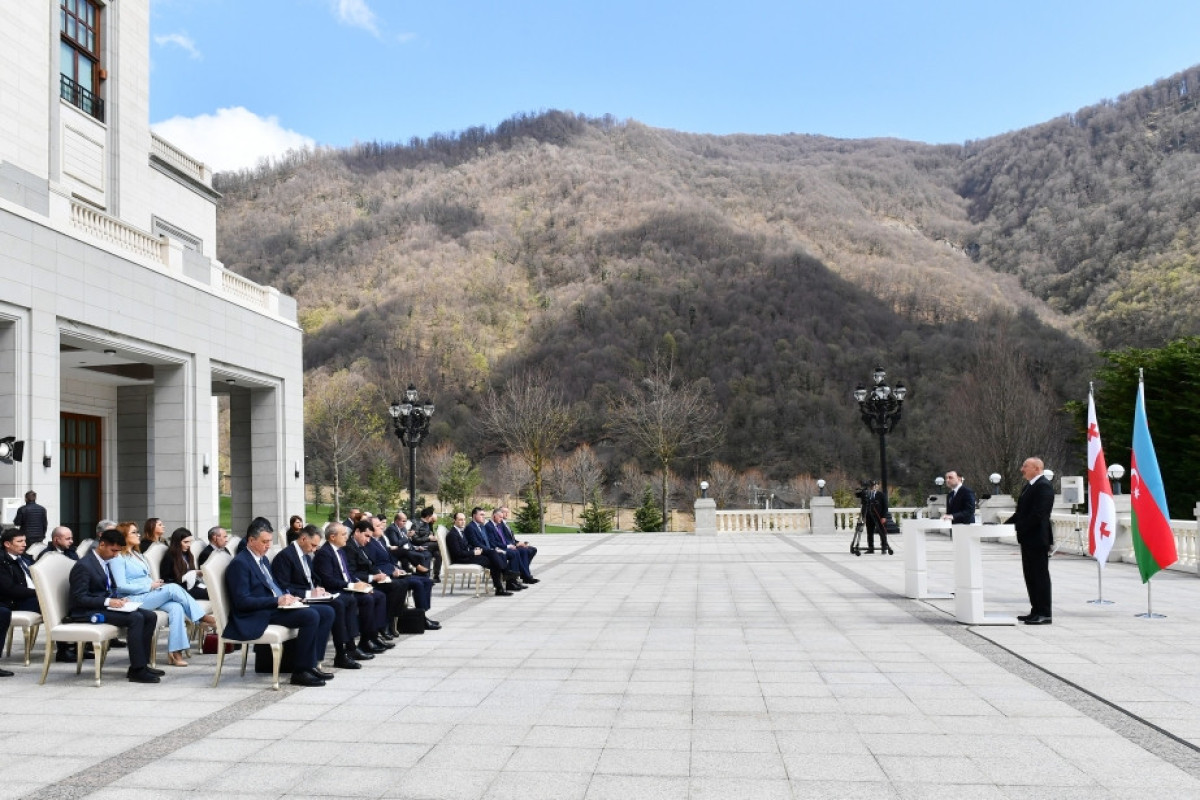 President of Azerbaijan: Georgia and Azerbaijan are working successfully on the implementation of the Middle Corridor