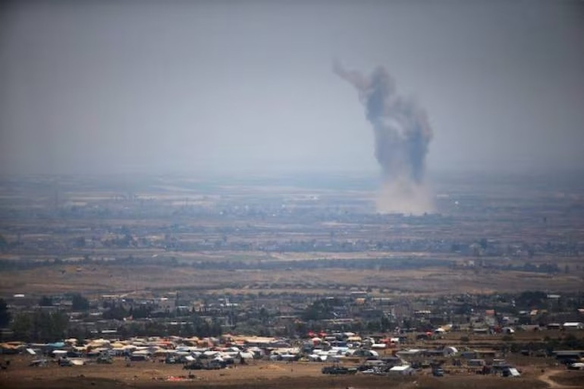Israel hits Syria after rockets fired towards Golan Heights