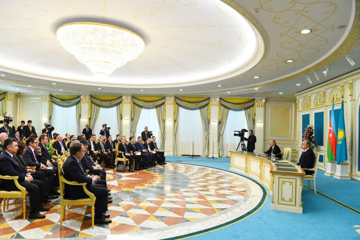 Kazakh President: All agreements signed between Kazakhstan and Azerbaijan implemented consistently