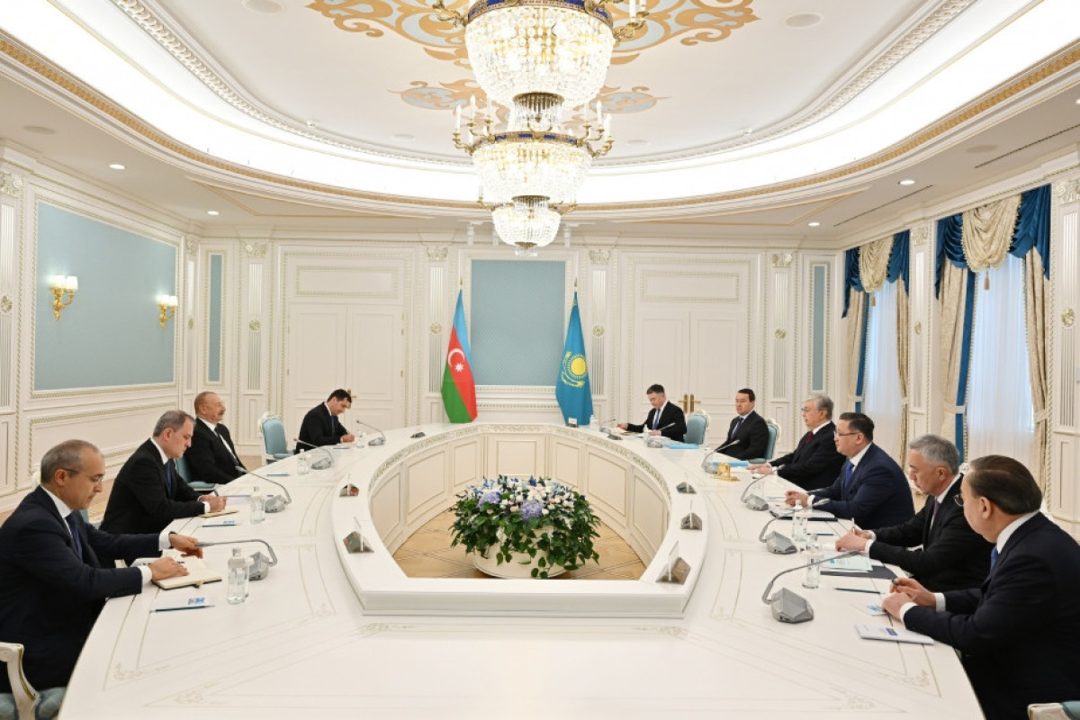President: Azerbaijan and Kazakhstan have brotherly feelings for each other
