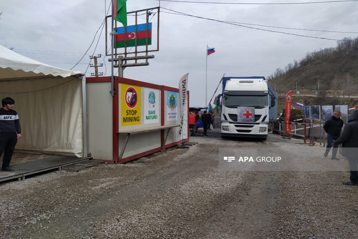 ICRC vehicles carrying Armenian origin residents, unimpededly passed through Azerbaijan's Lachin-Khankandi road-UPDATED 