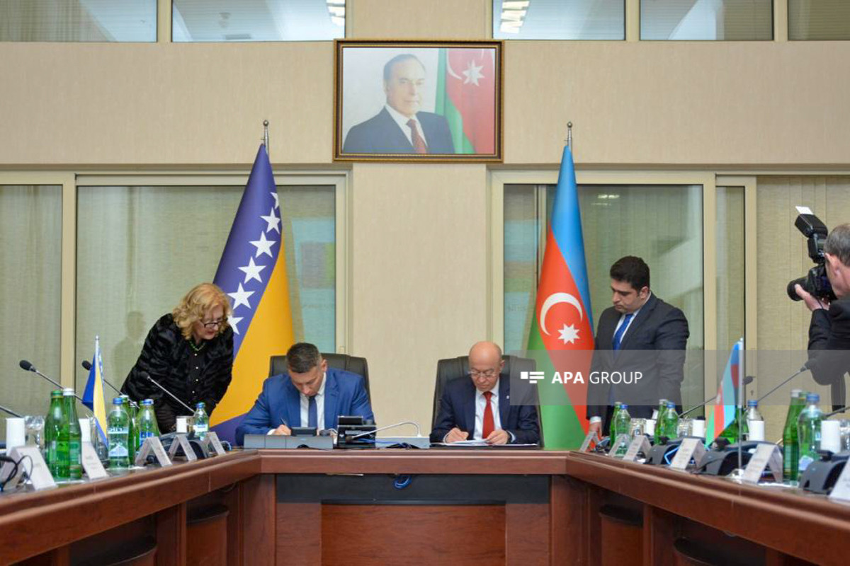 the Minister of Emergency Situations of the Republic of Azerbaijan, Colonel-General Kamaladdin Heydarov, and the Minister of Security of Bosnia and Herzegovina, Nenad Nešić