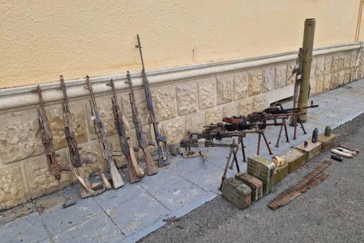 Arms and ammunition were found in Azerbaijan's Fuzuli-PHOTO 