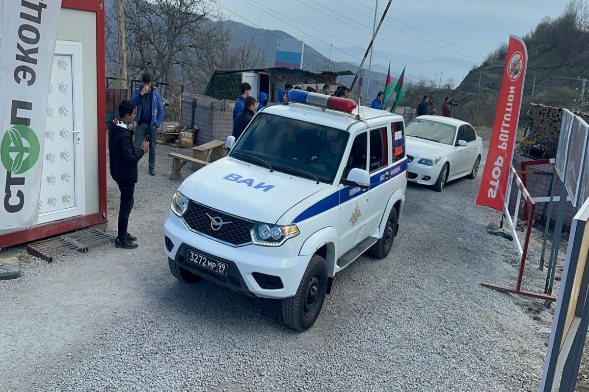 RPC vehicles unimpededly passed through Azerbaijan's Lachin-Khankandi road-PHOTO 