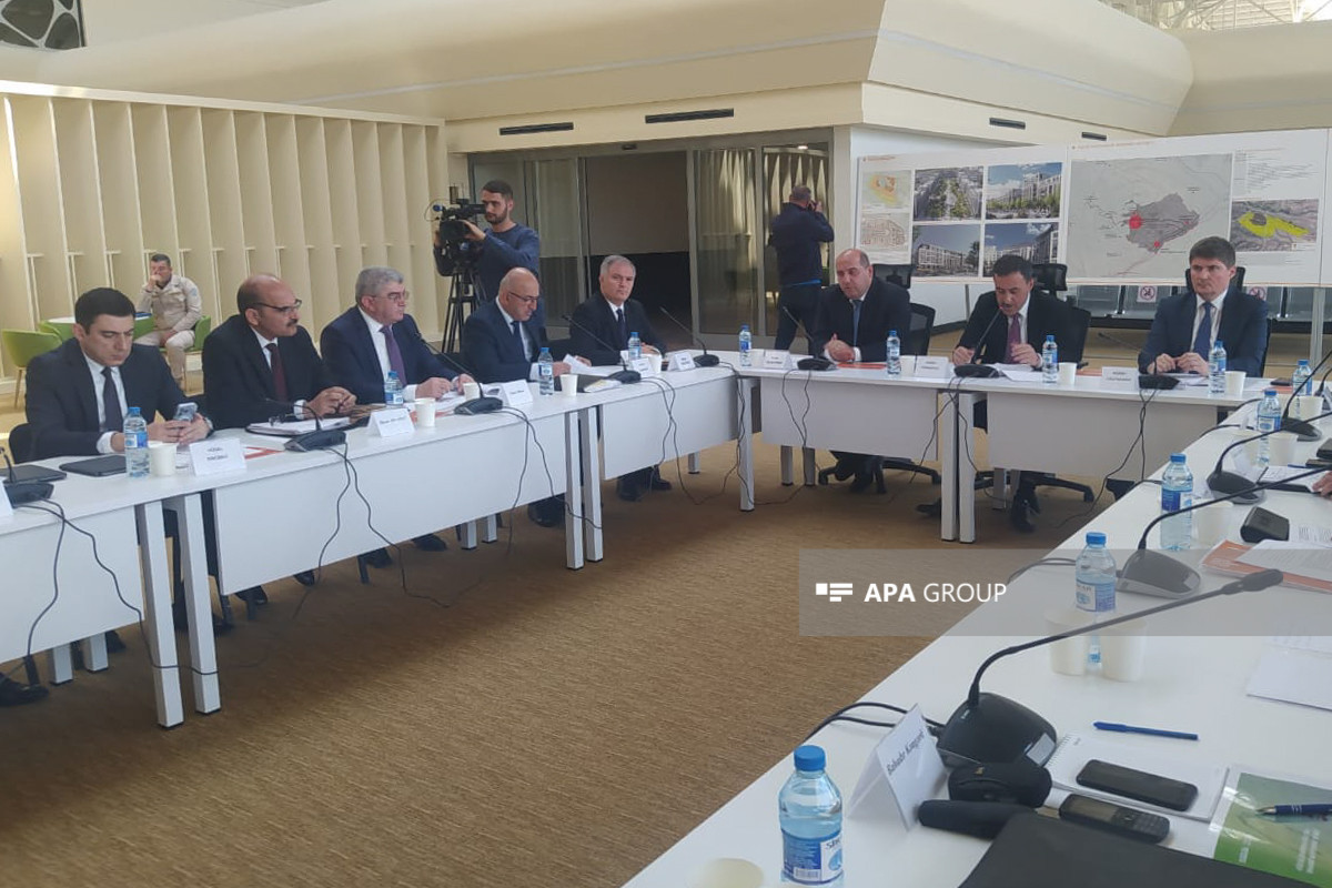 Projecting work is underway for construction of 7 more villages in Fuzuli