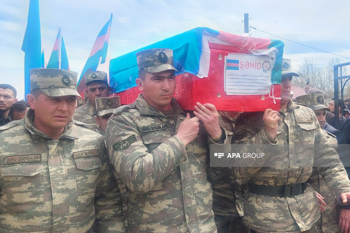 Azerbaijani serviceman Elshad Hasanov who martyred as a result of Armenian provocation laid to rest -PHOTO -UPDATED 