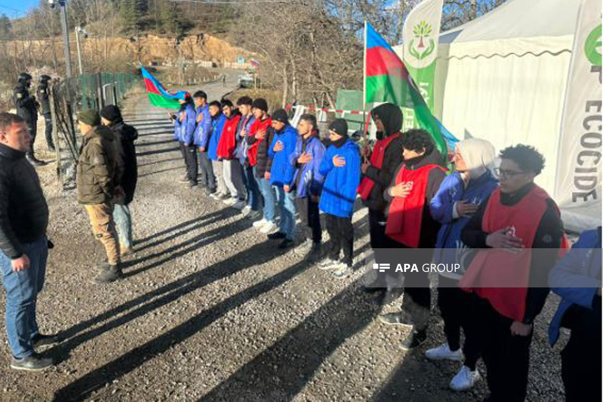 Peaceful protest of Azerbaijani eco-activists on Lachin–Khankandi road enters 123rd day