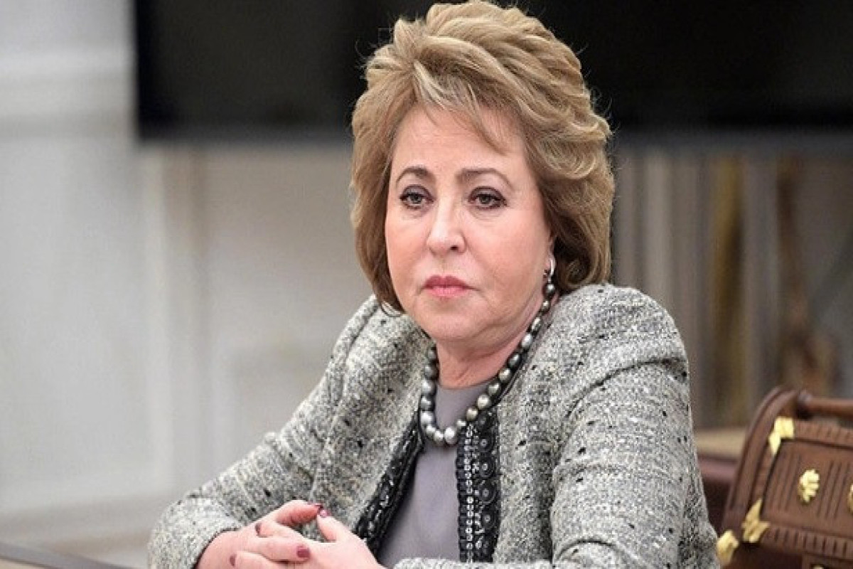 Chairwoman of the Federation Council of the Russian Federation Valentina Matviyenko