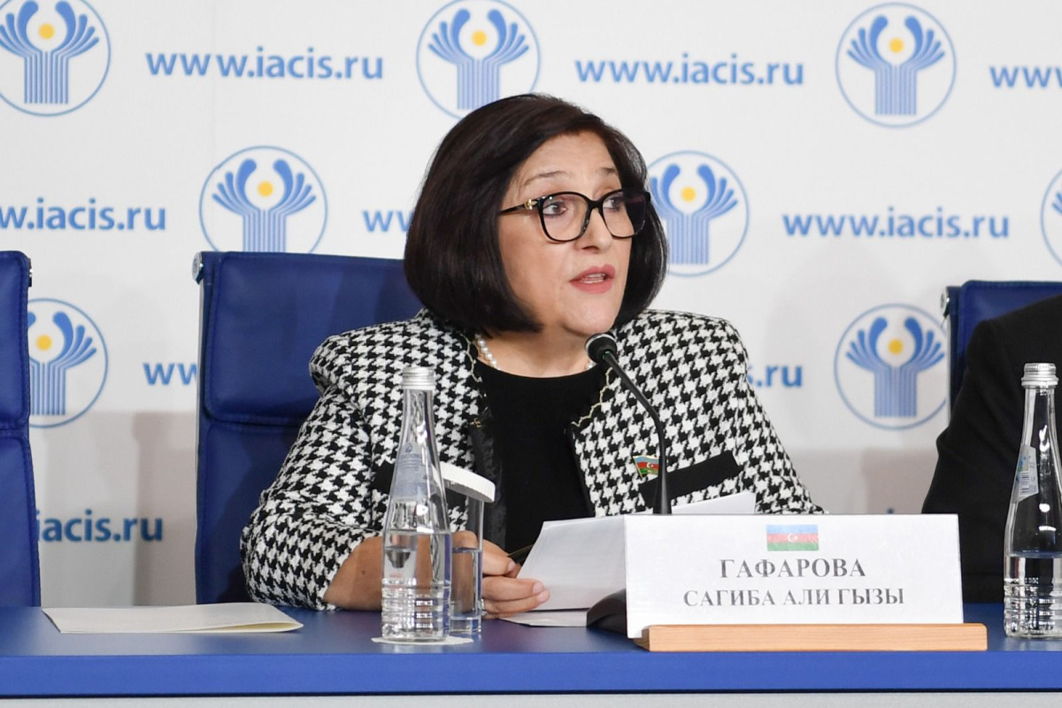 The leader of the Milli Majlis Sahiba Gafarova