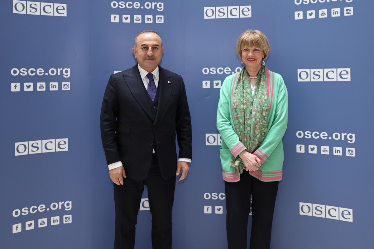 Turkish FM discussed developments in South Caucasus with OSCE Secretary-General