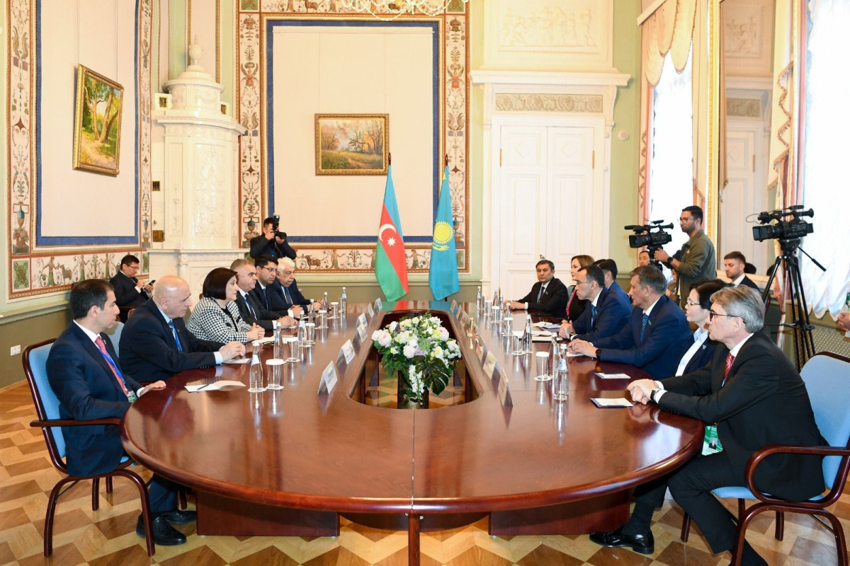 Azerbaijani Speaker met with Chair of  Senate of Kazakh Parliament