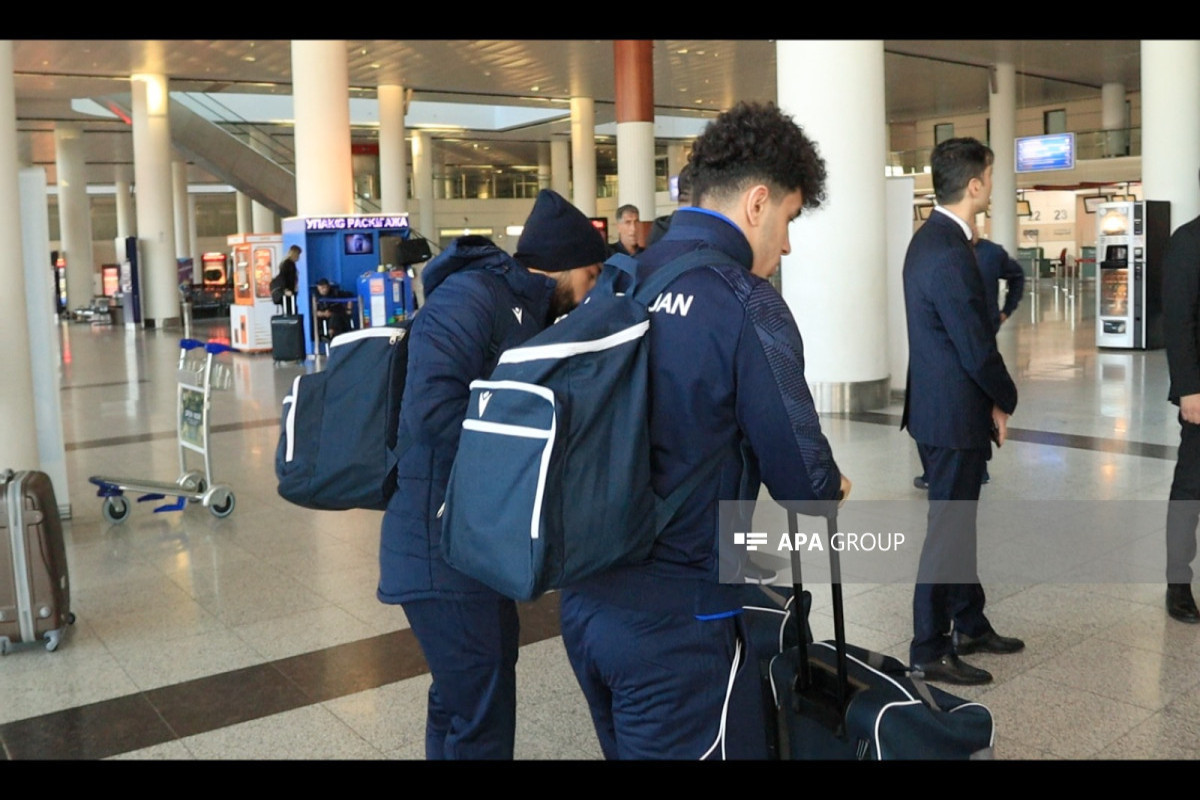 Azerbaijani athletes returning from Yerevan depart from Georgia to Azerbaijan-PHOTO 