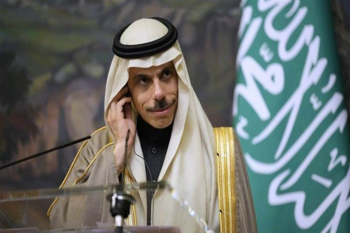 Saudi Arabia's Foreign Minister Prince Faisal bin Farhan Al-saud