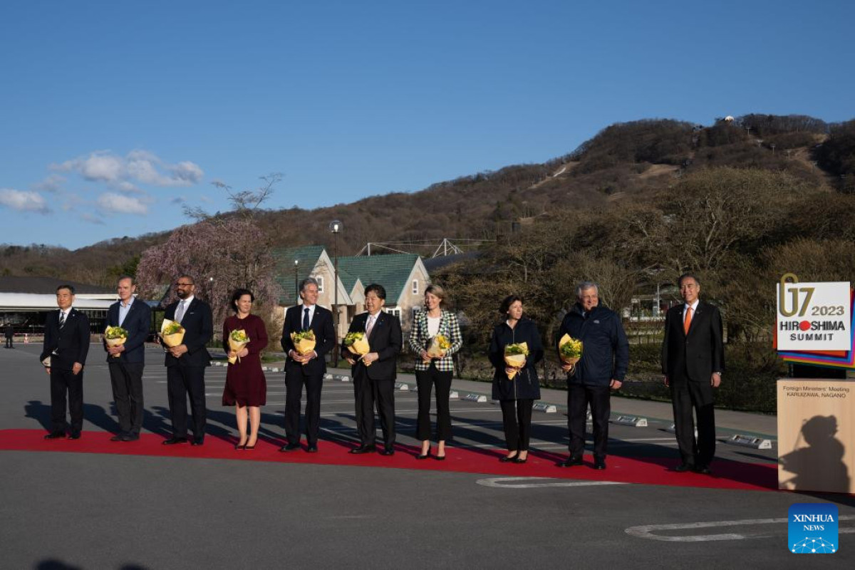 Japan hosts G7 foreign ministers' meeting amid protests