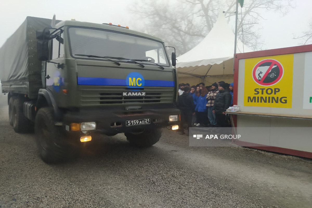 Convoy of RPC vehicles unimpededly passed through Azerbaijan's Lachin-Khankandi road-PHOTO -UPDATED 