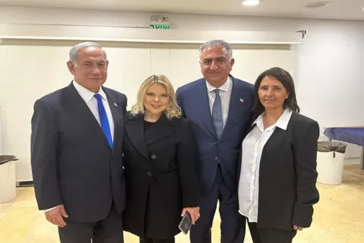 Israel’s Netanyahu meets Iranian Crown Prince on Holocaust Remembrance Day
