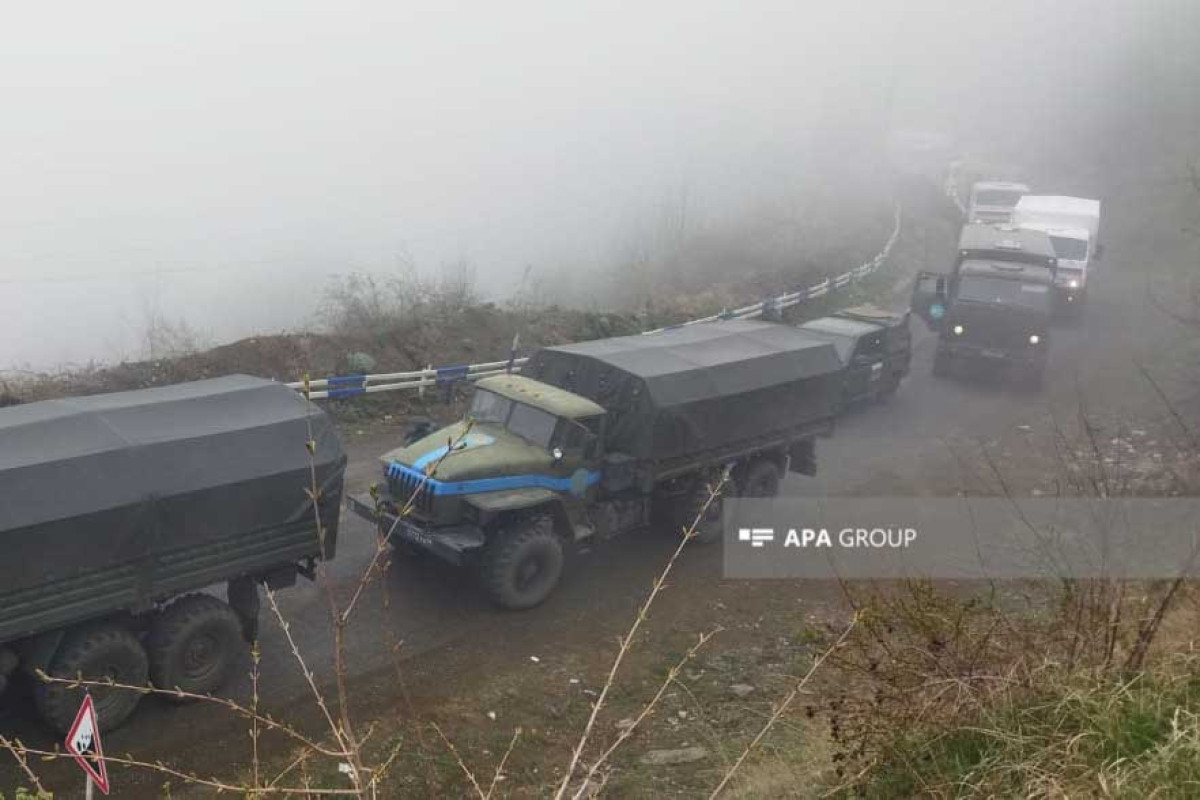 Another convoy of vehicles belonging to RPC unimpededly passed through Azerbaijan's Lachin-Khankandi road-UPDATED-3 