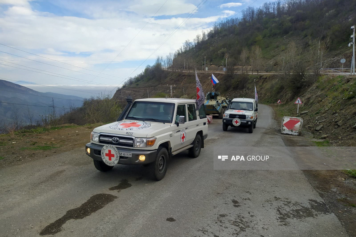 ICRC vehicles carrying Armenian origin residents, unimpededly passed through Azerbaijan's Lachin-Khankandi road-UPDATED 