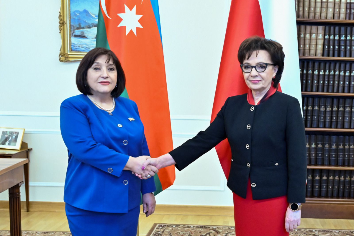 Chair of Azerbaijani Parliament meets with Marshal of Poland’s Sejm