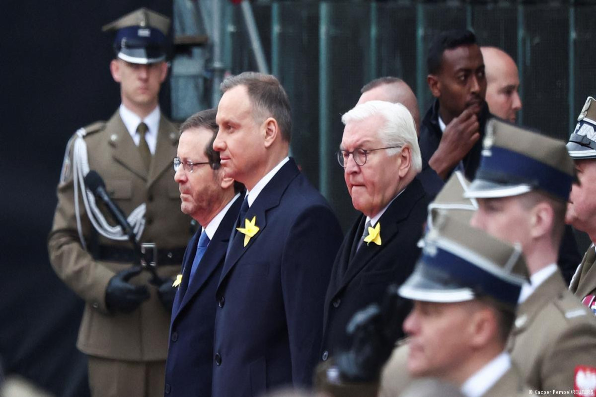 Israeli, Polish, German leaders overcome tension to jointly remember Warsaw rebels