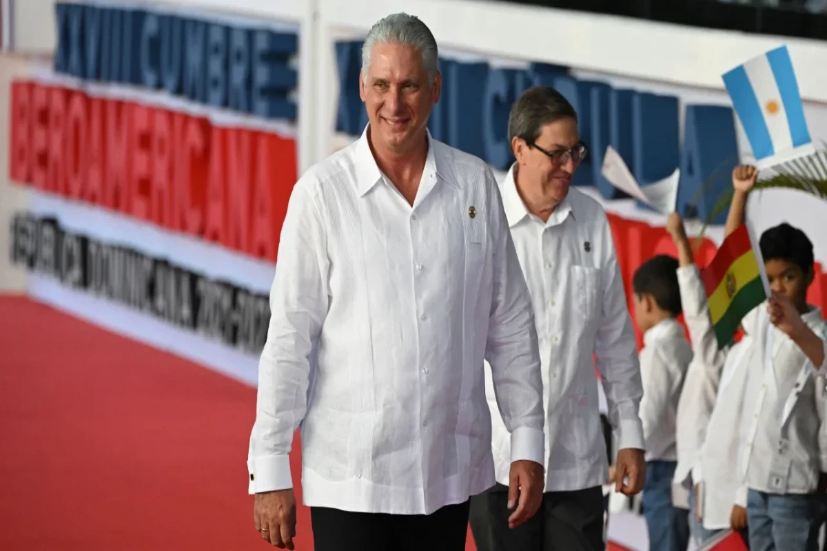 Cuban President Miguel Diaz-Canel