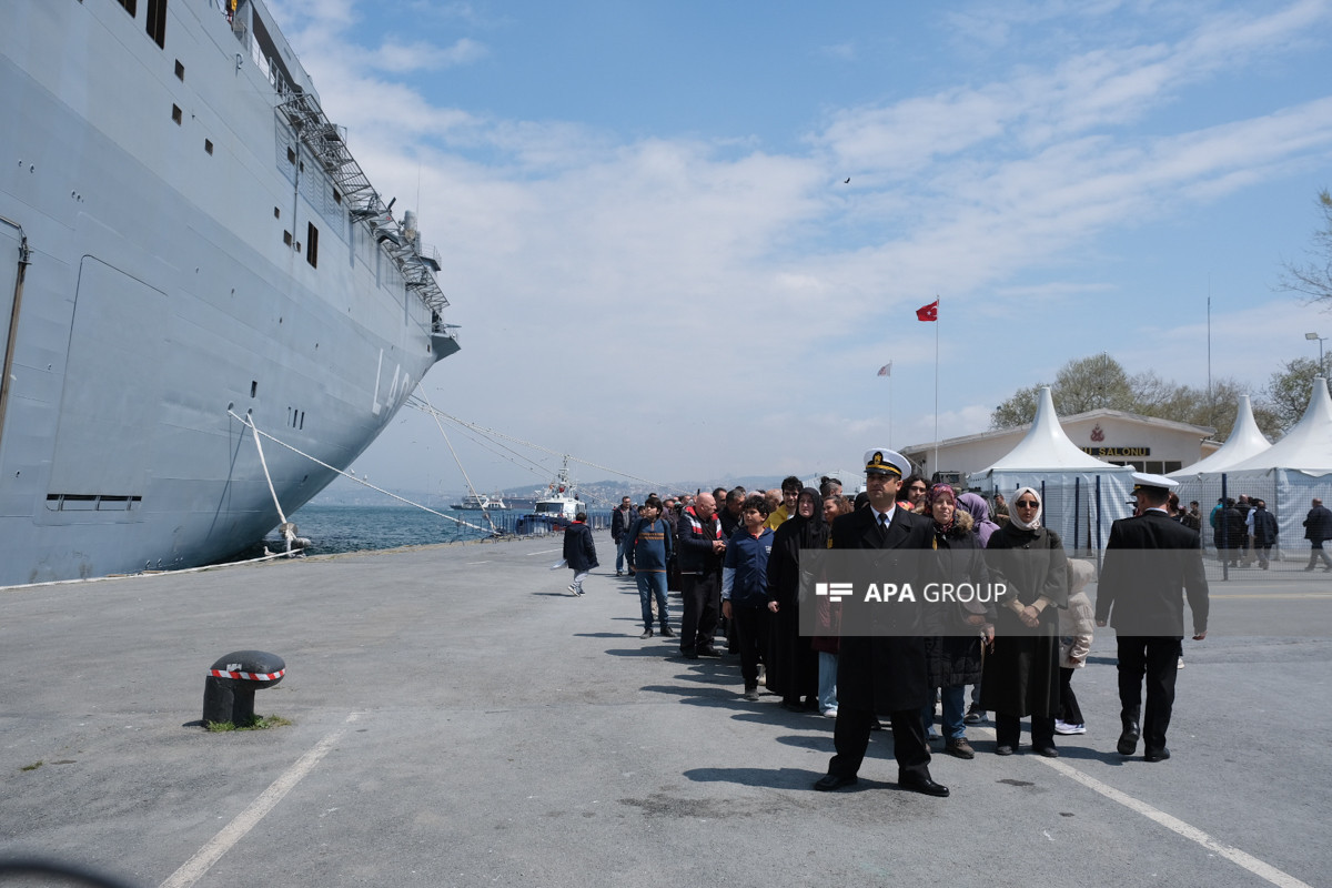 World's first UAV ship TCG Anadolu faces influx of visitors-PHOTO 