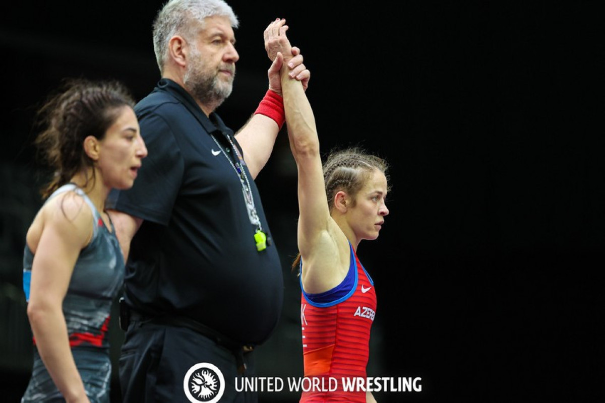 Azerbaijani wrestler Maria Stadnyk becomes the European champion for the 9th time