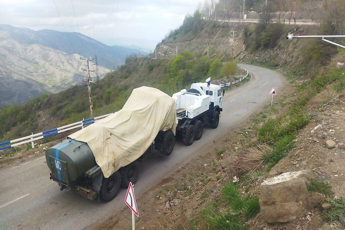 Convoy of 23 vehicles of RPC passed through the Lachin-Khankendi road without any obstacles-UPDATED-1 