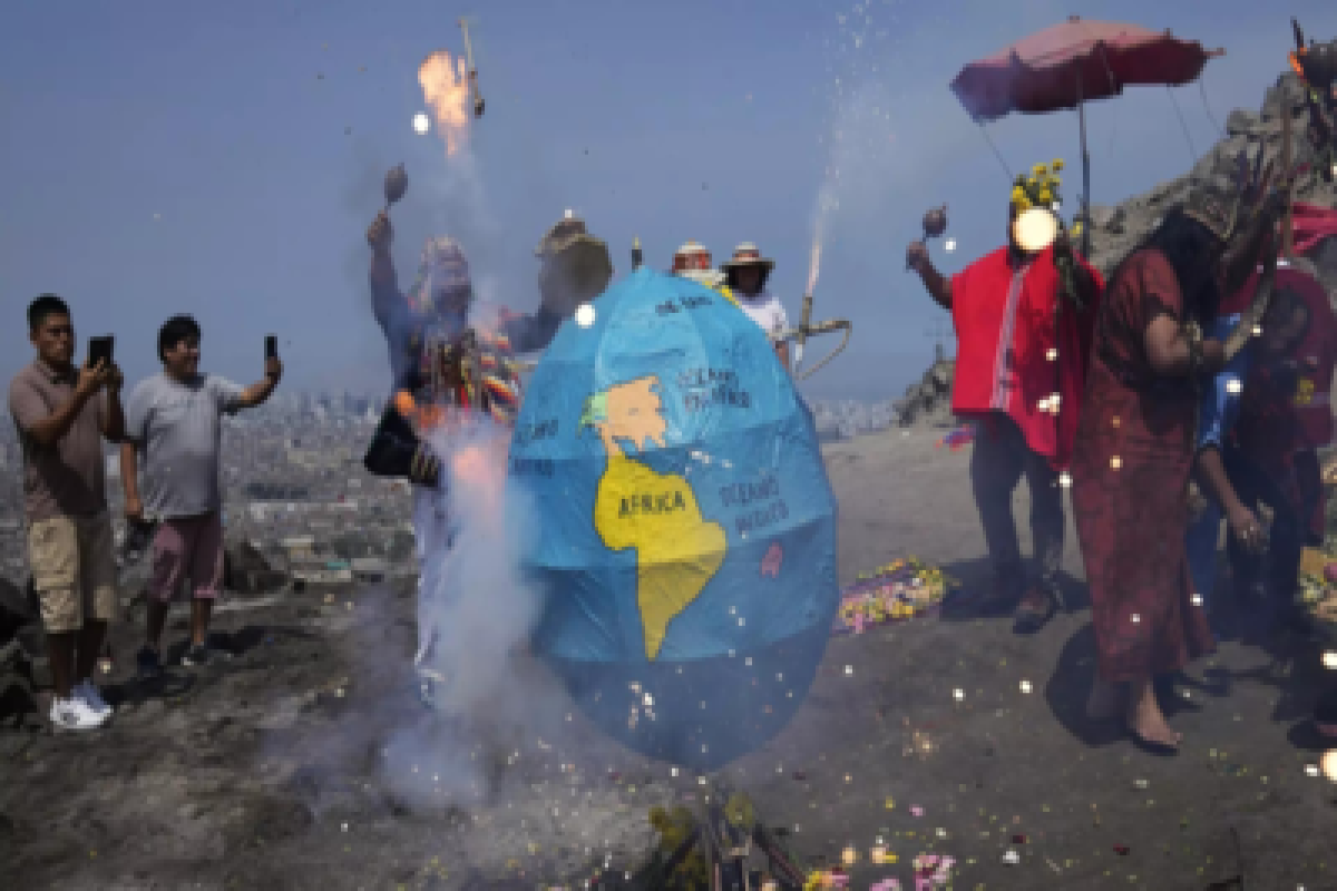 Activists gather for Earth Day, urge action to avoid 'dystopian' future