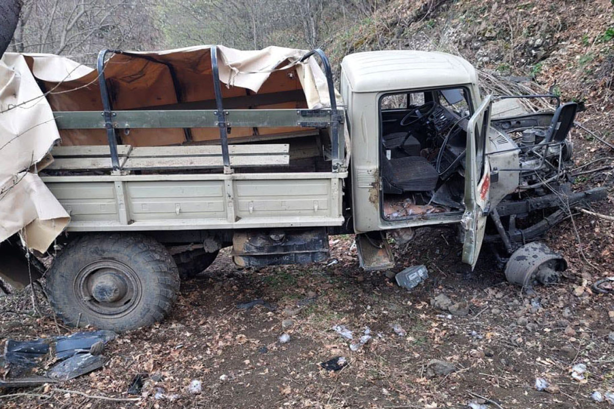 Azerbaijan Army's servicemen blown up on an Armenian-made mine-PHOTO 