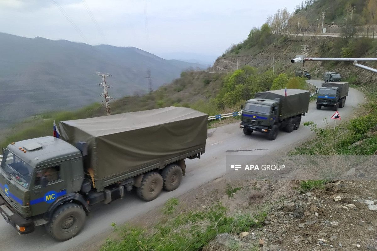 60 vehicles belonging to RPC crossed Lachin-Khankandi road since morning-UPDATED-3 -PHOTO -VIDEO 