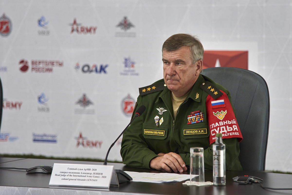 Colonel General Alexander Lentsov, Adviser to the Russian Defence Minister Sergei Shoigu