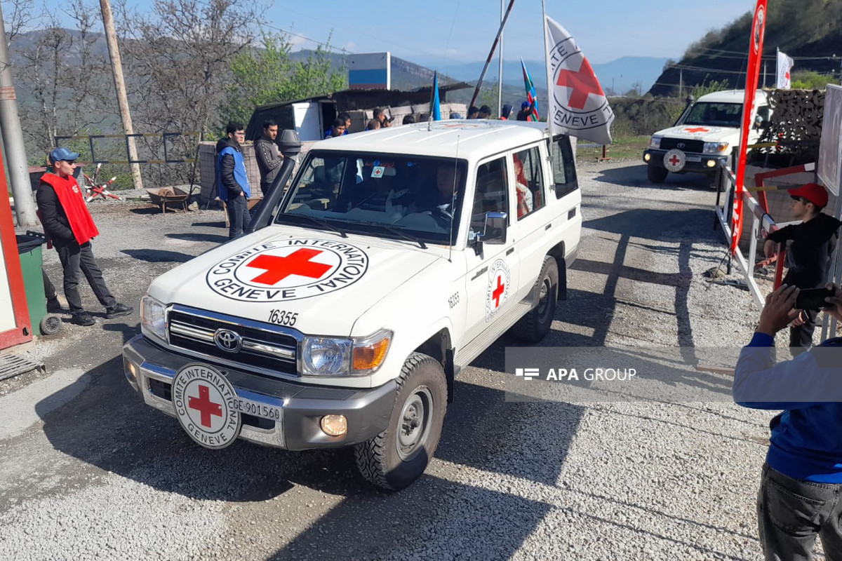 ICRC vehicles carrying Armenian origin residents, unimpededly passed through Azerbaijan's Lachin-Khankandi road-UPDATED 