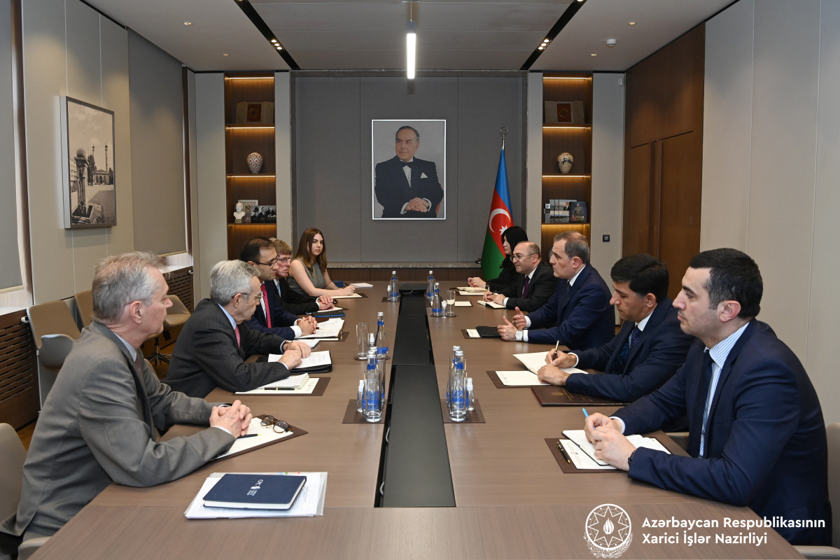 Azerbaijani FM meets with the delegation of US "Caspian Policy Center"-PHOTO 