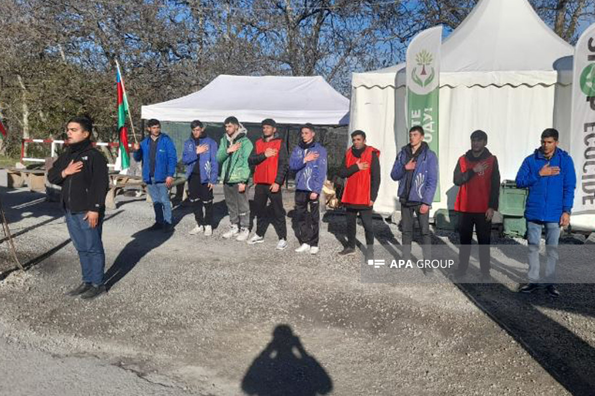 Peaceful protest of Azerbaijani eco-activists on Lachin–Khankandi road enters 137th day