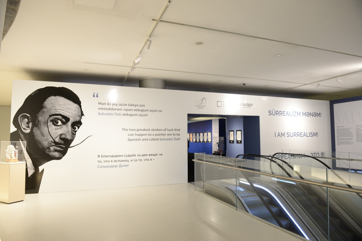 Works of Salvador Dalí are exhibited in Azerbaijan - at Heydar Aliyev Center-PHOTO -VIDEO 